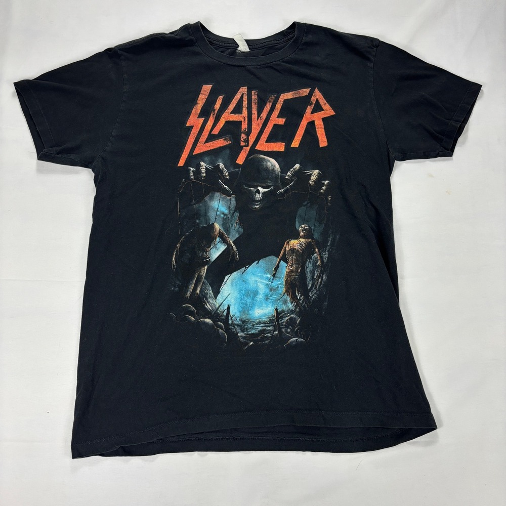 Slayer Graphic Band T Shirt Black Heavy Metal Concert Tee Mens M L
